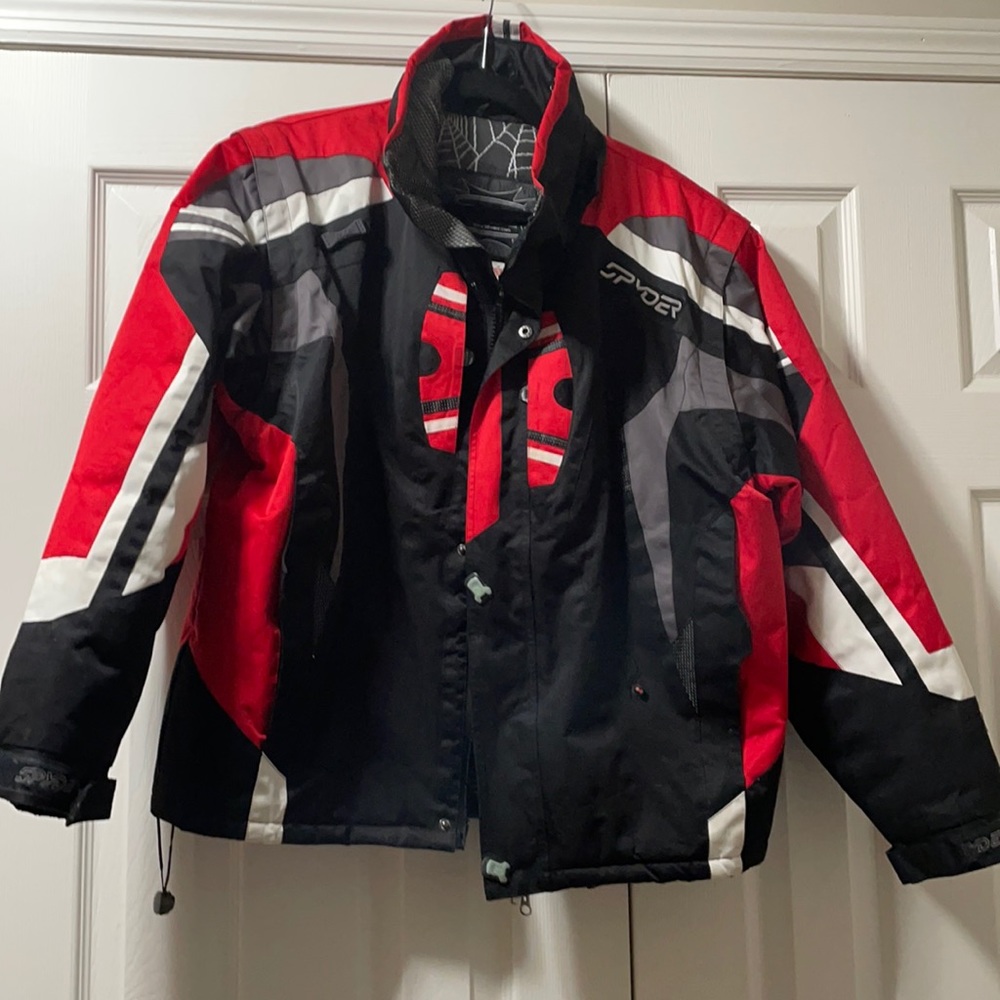 Spyder men’s Ski coat Small detachable hood